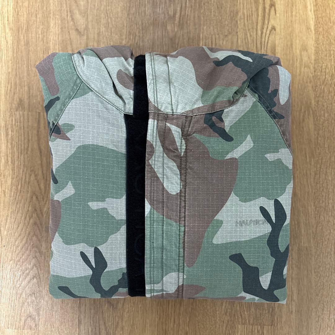 【NAUTICA】ビックシルエットミリタリーショートブルゾン 未使用に近い 美品