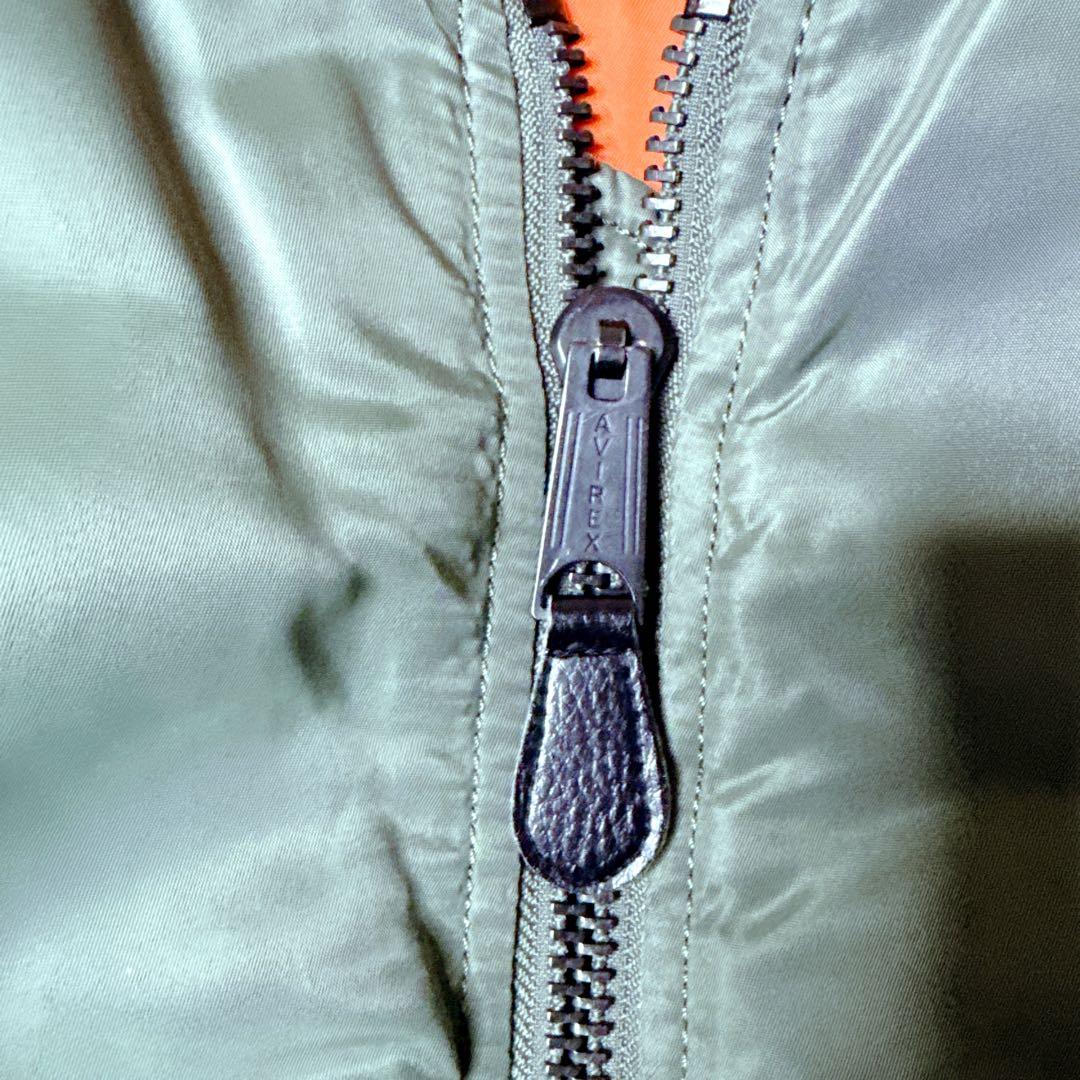 ✨美品✨ アビレックス MA-1 カーキ Mサイズ　リバーシブル 中綿　y2k