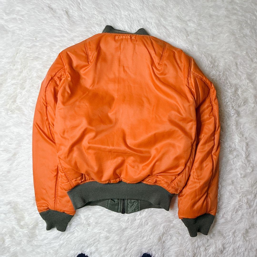 ✨美品✨ アビレックス MA-1 カーキ Mサイズ　リバーシブル 中綿　y2k