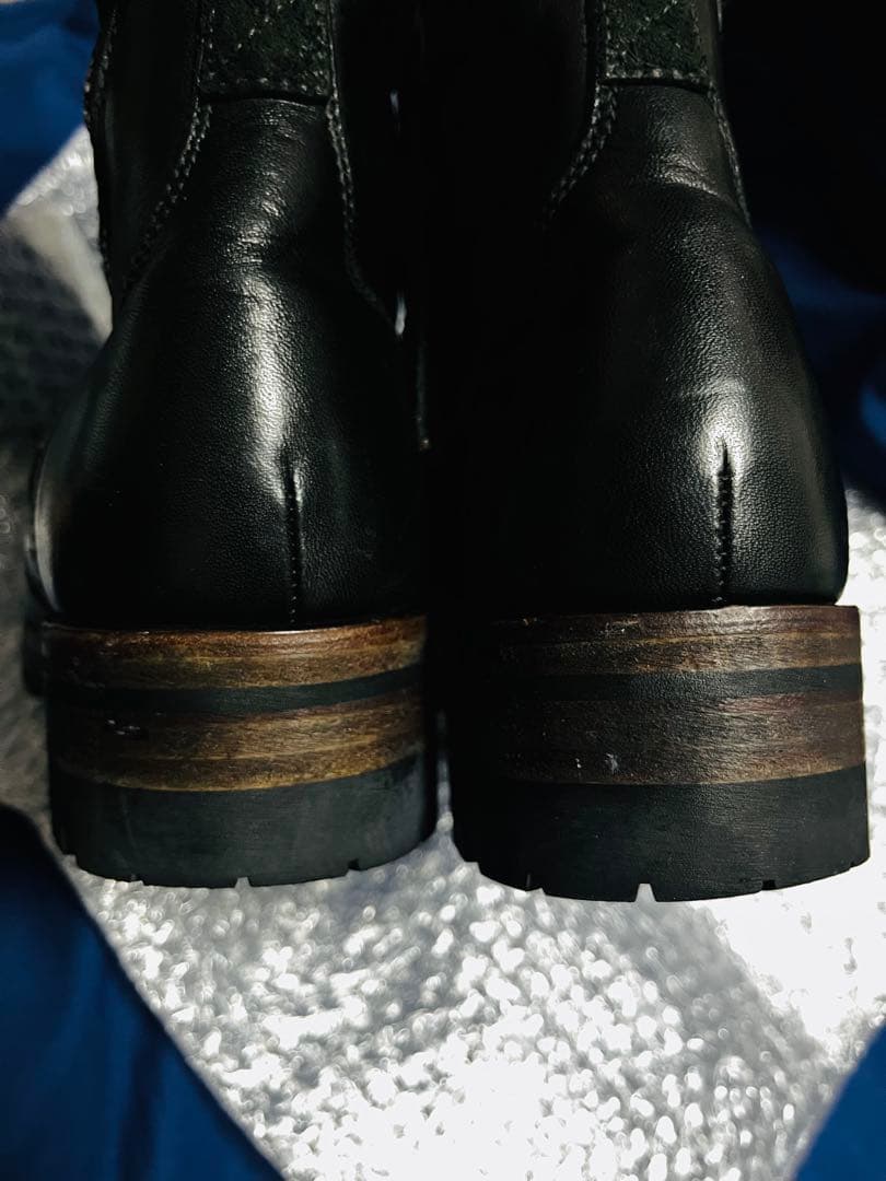 D.hygen 馬革 黒レザー厚底ミリタリーブーツ 日本限定版 limited