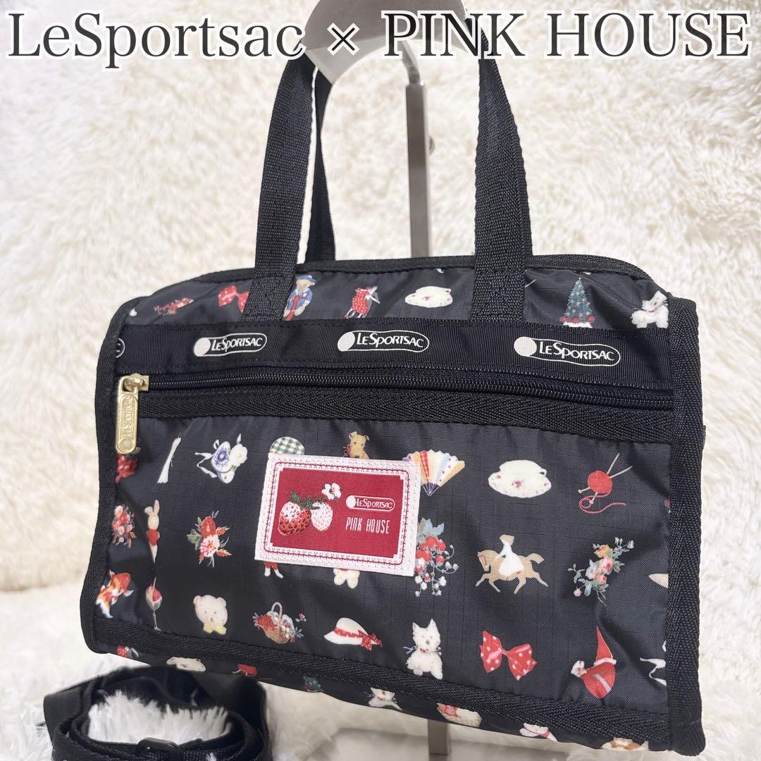 完売品✨ LeSportsac ピンクハウス 2way ショルダーバッグ コラボ