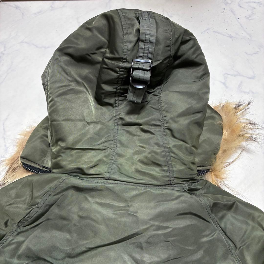 USA製✨ スピワック N-3B フライトジャケット 42 カーキ ファー