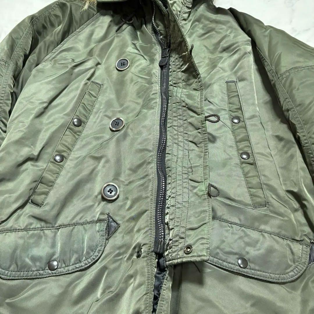 USA製✨ スピワック N-3B フライトジャケット 42 カーキ ファー