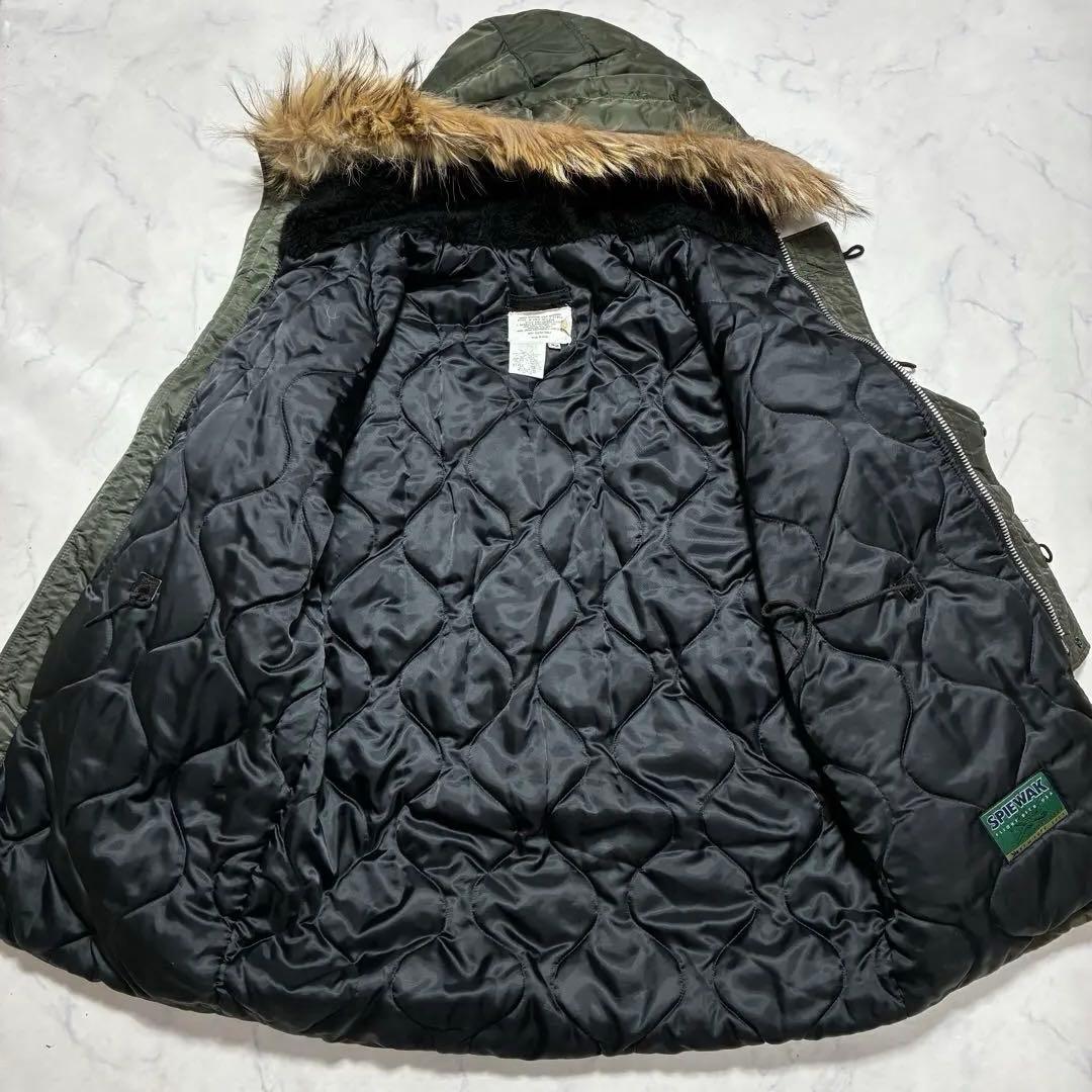 USA製✨ スピワック N-3B フライトジャケット 42 カーキ ファー