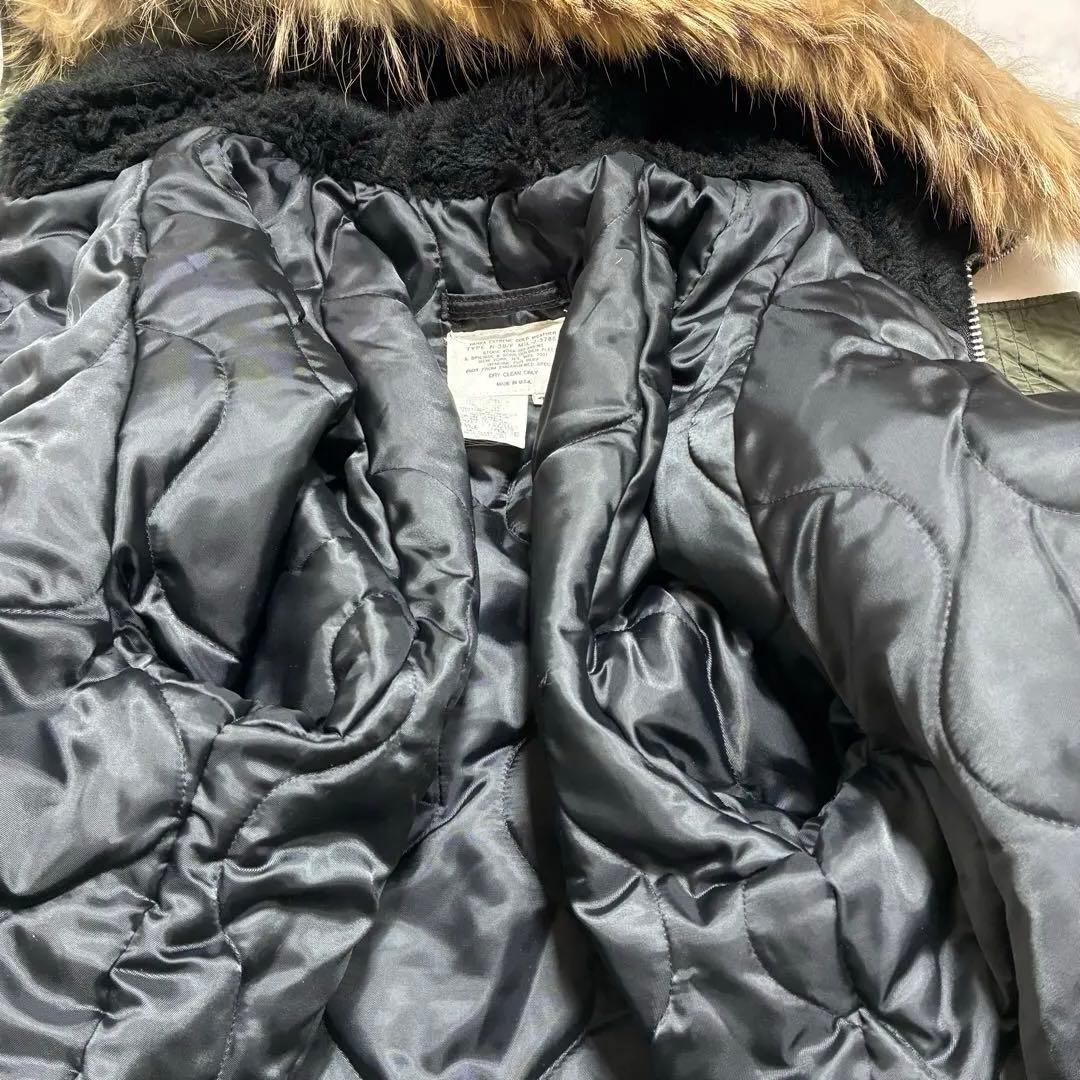 USA製✨ スピワック N-3B フライトジャケット 42 カーキ ファー