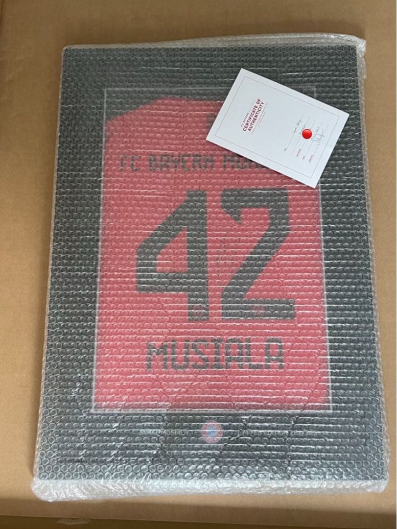 12/15まで　FCバイエルン　ジャマル　ムシアラ　サイン入り　ユニフォーム