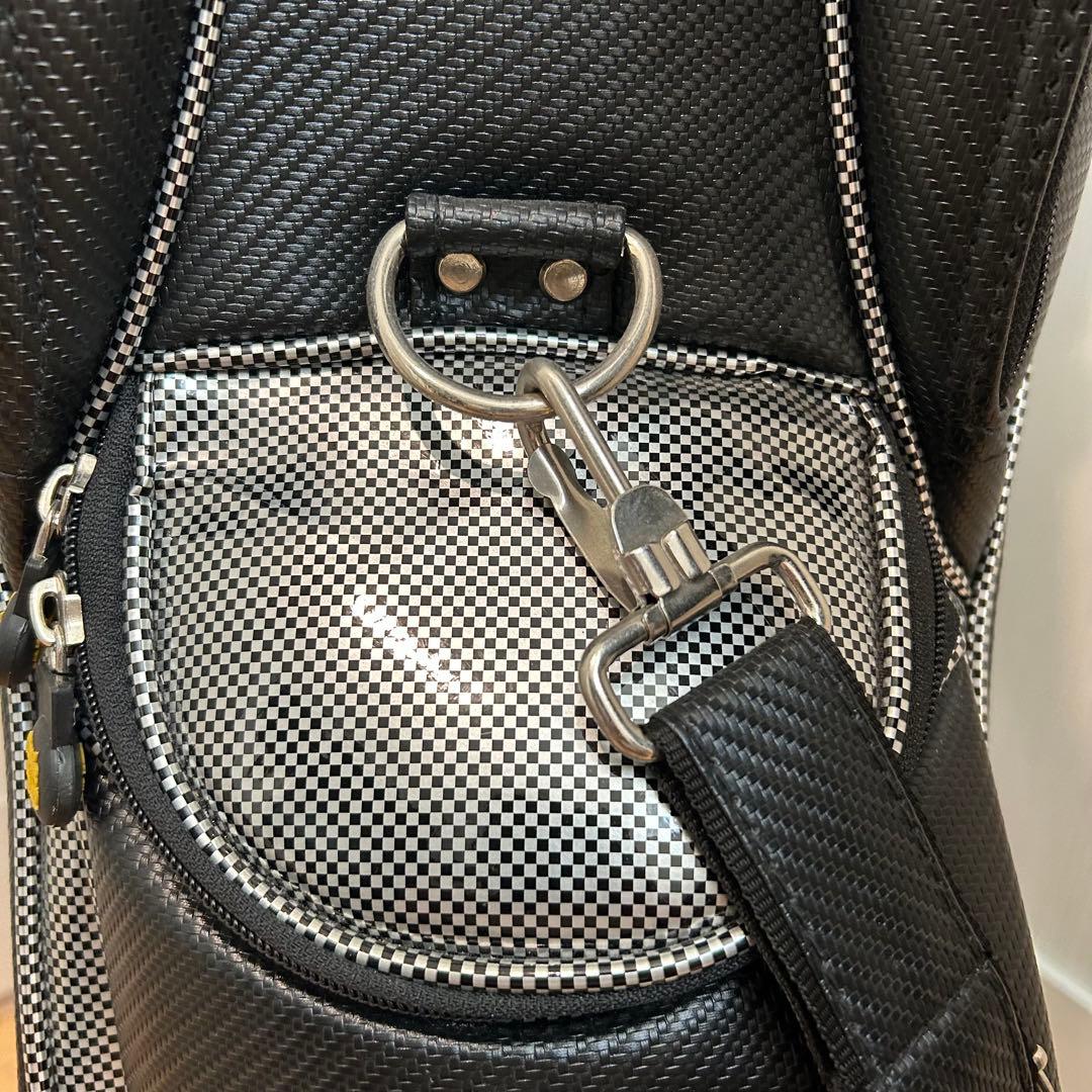 【希少・美品】SINGHA シンハービール　キャディバッグ　ゴルフ　カーボン調