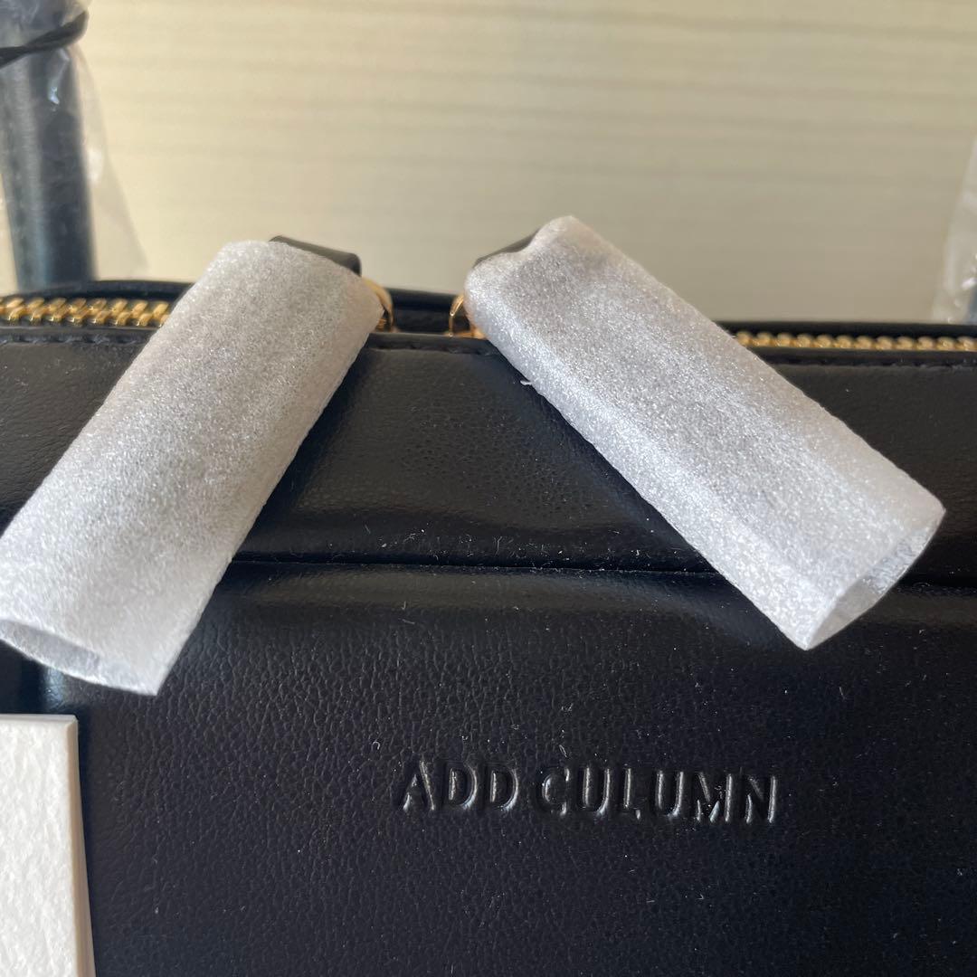 新品未使用⭐︎アドカラム　PUFF THREE Boston ブラック　雑誌掲載品