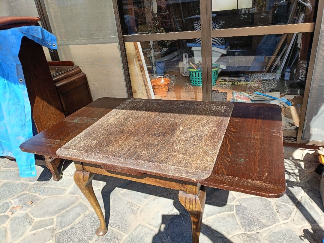 さ*と様 アンティーク家具 ドローリーフテーブル 1940年 イギリス