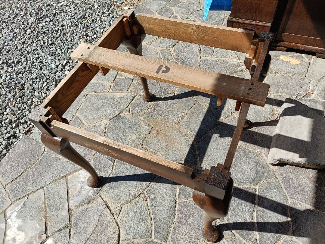 さ*と様 アンティーク家具 ドローリーフテーブル 1940年 イギリス