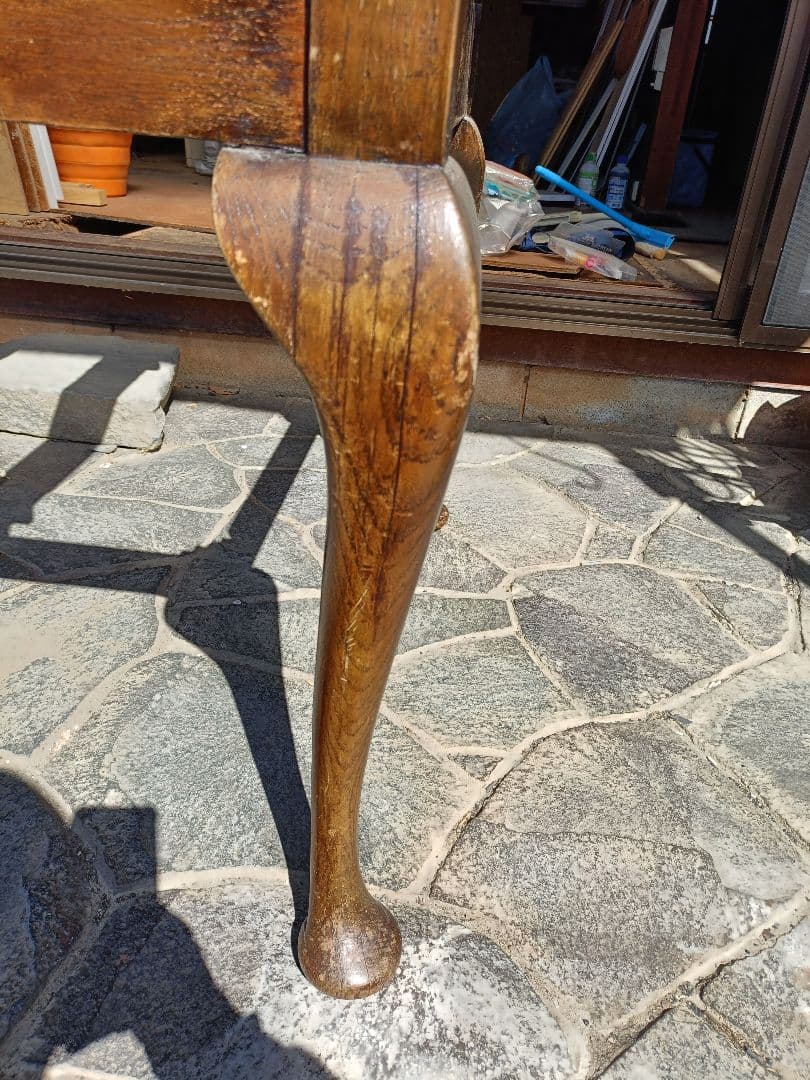 さ*と様 アンティーク家具 ドローリーフテーブル 1940年 イギリス