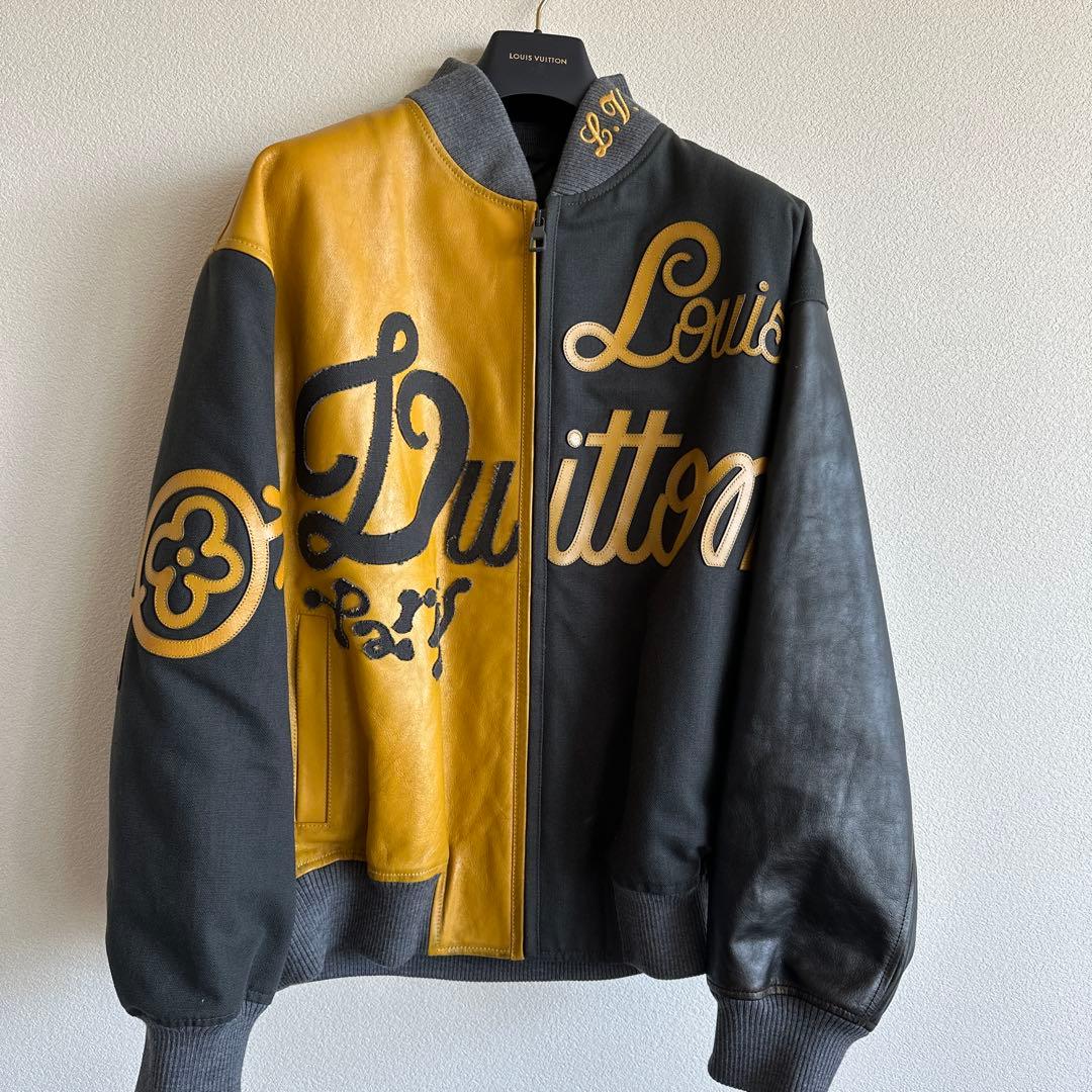 LOUIS VUITTON 【ルイヴィトン】バイカラージップアップジャケット