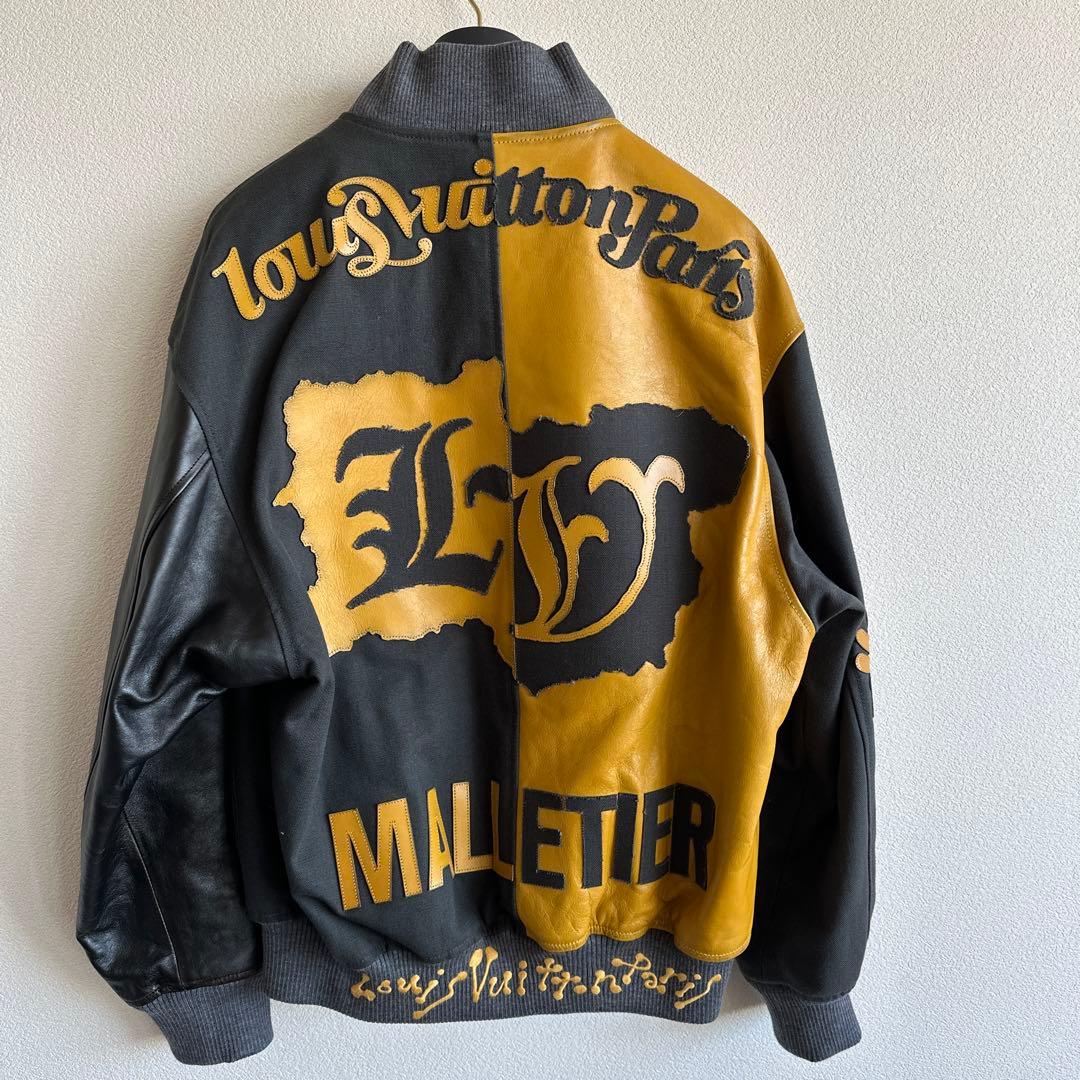 LOUIS VUITTON 【ルイヴィトン】バイカラージップアップジャケット