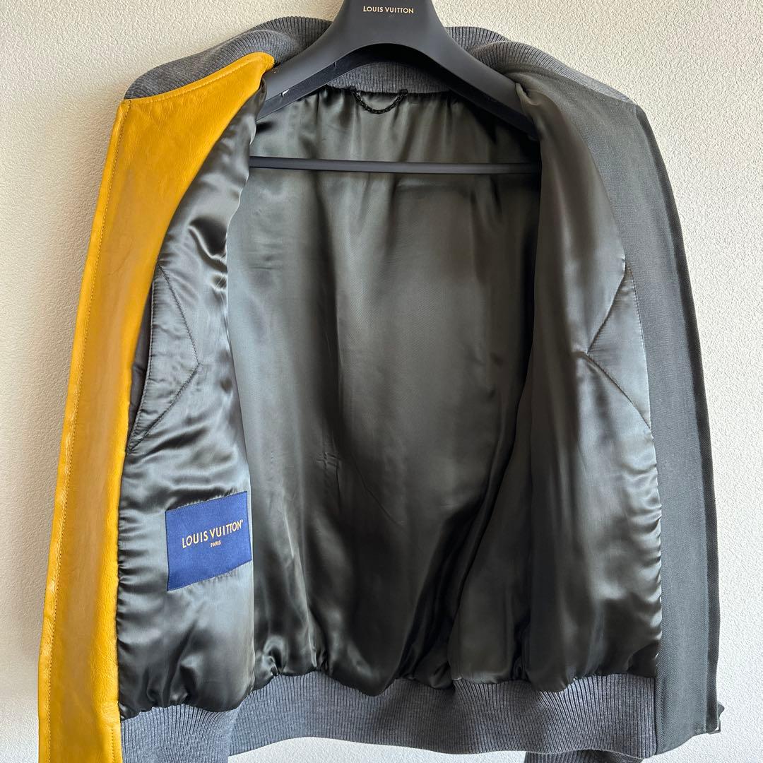 LOUIS VUITTON 【ルイヴィトン】バイカラージップアップジャケット