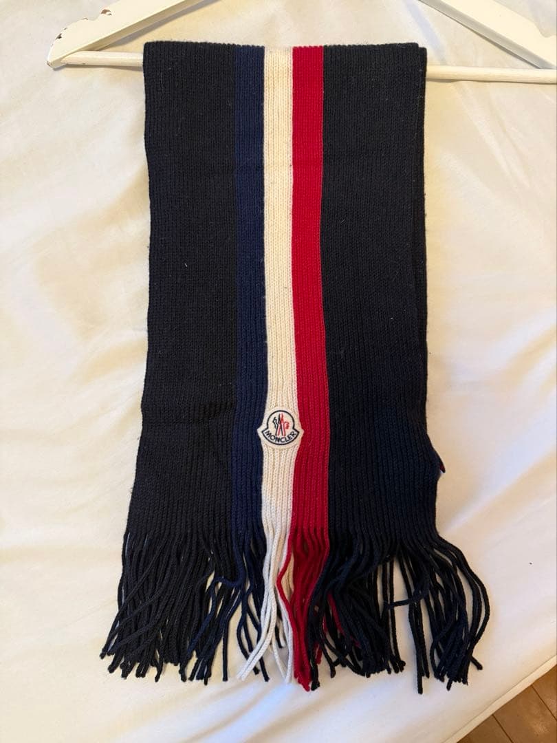 モンクレール マフラー トリコロール MONCLER 美品 値下げ可