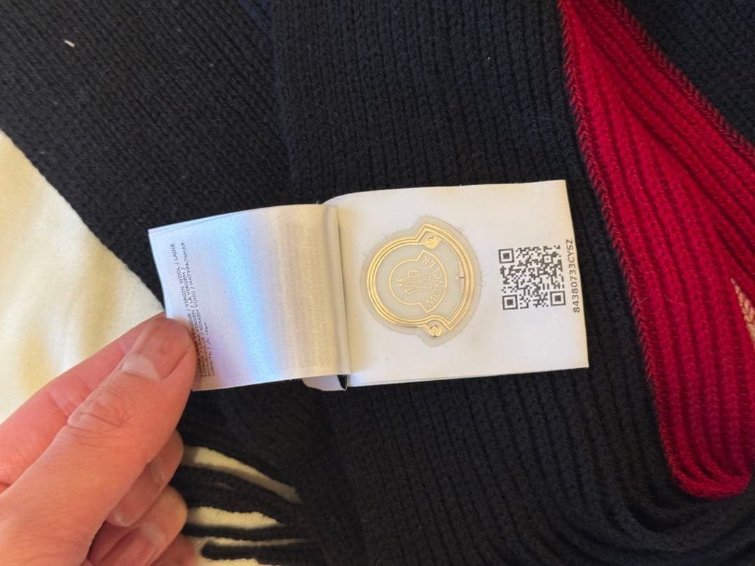 モンクレール マフラー トリコロール MONCLER 美品 値下げ可