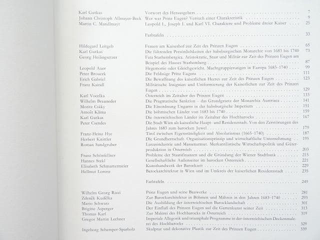 洋書◆オイゲン王子とバロック様式のオーストリア写真集 本 絵画 建築 世界史