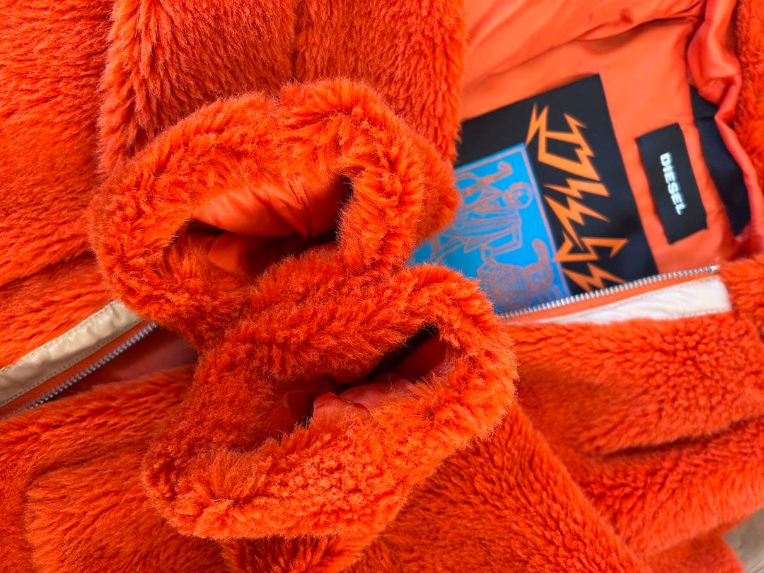 CCC‼️DIESEL ディーゼル　モコモコファー　ジャケット　140cm