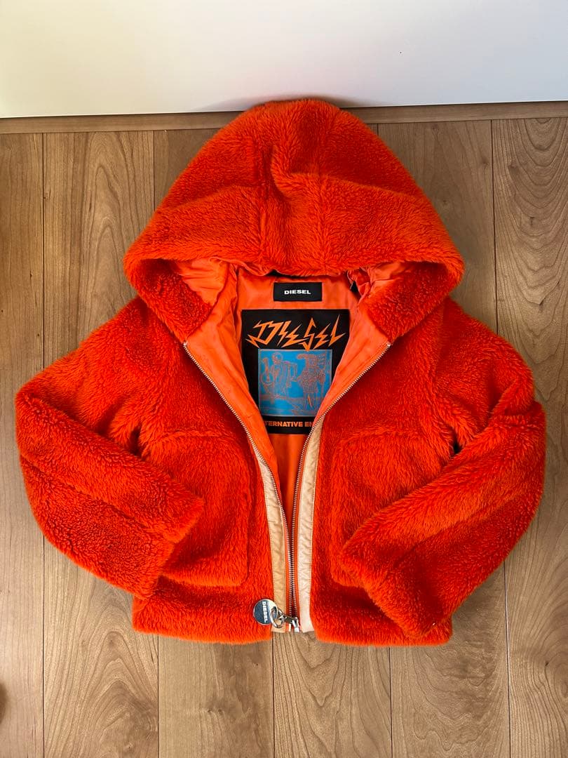 CCC‼️DIESEL ディーゼル　モコモコファー　ジャケット　140cm