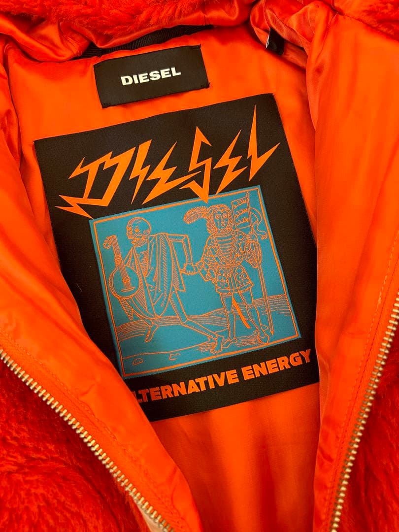 CCC‼️DIESEL ディーゼル　モコモコファー　ジャケット　140cm