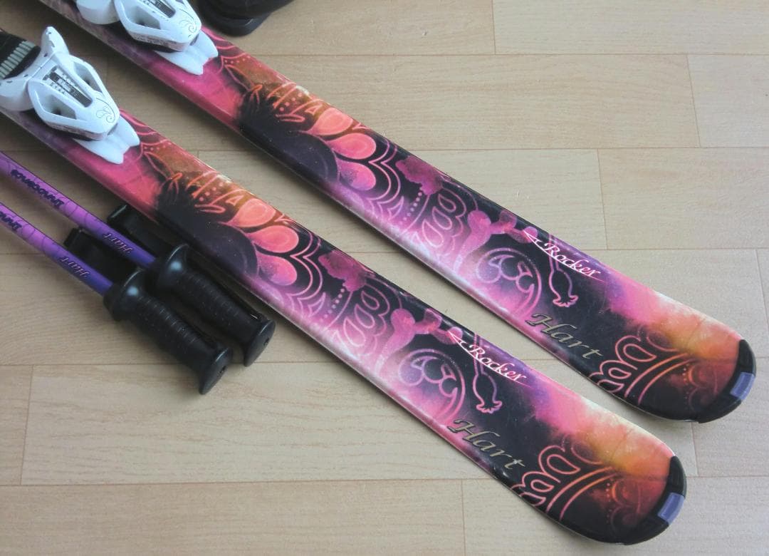 ■■送料無料■Hart■女性用スキー4点セット■145/24.5■メンテ付■■