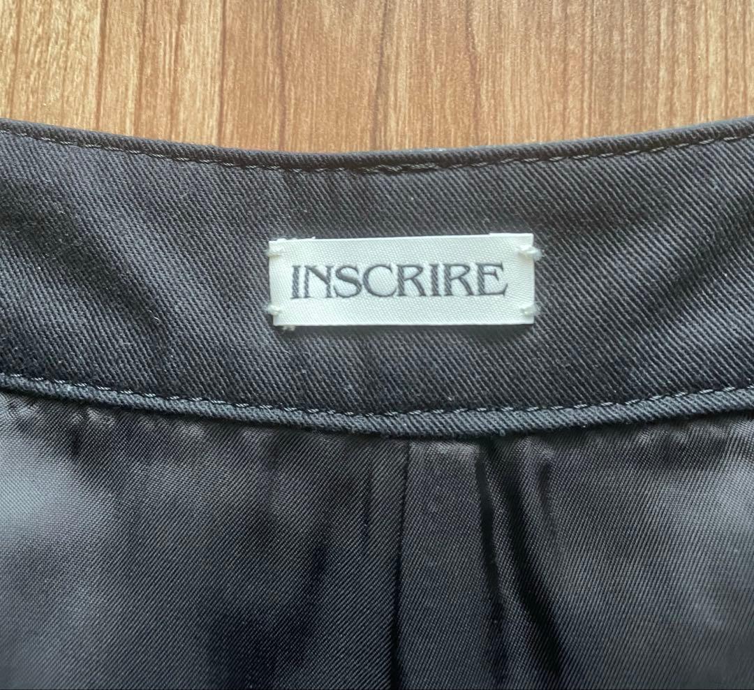 INSCRIRE アンスクリア 羊革レザー ハーフパンツ