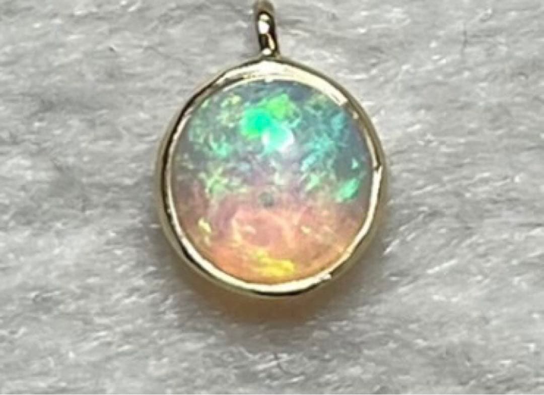 限定値下げ　オパール　ネックレス　k10