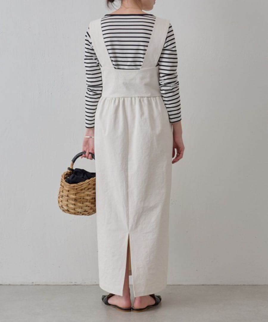 a^-^y ウエストギャザージャンパースカート 定価2.5万円