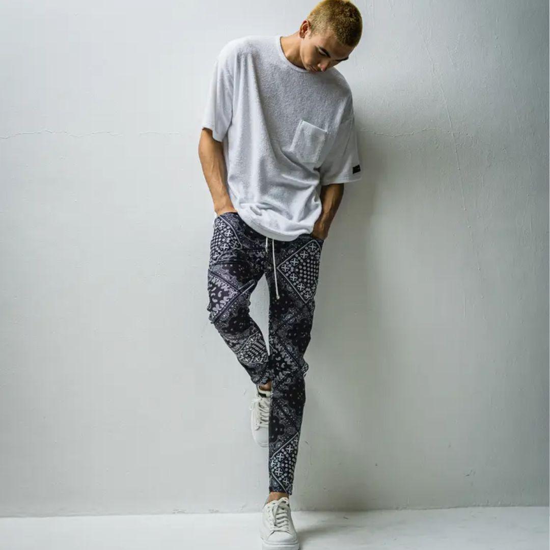 リサウンドクロージング　バンダナラインパンツ　ブラック　サイズ1　完売品