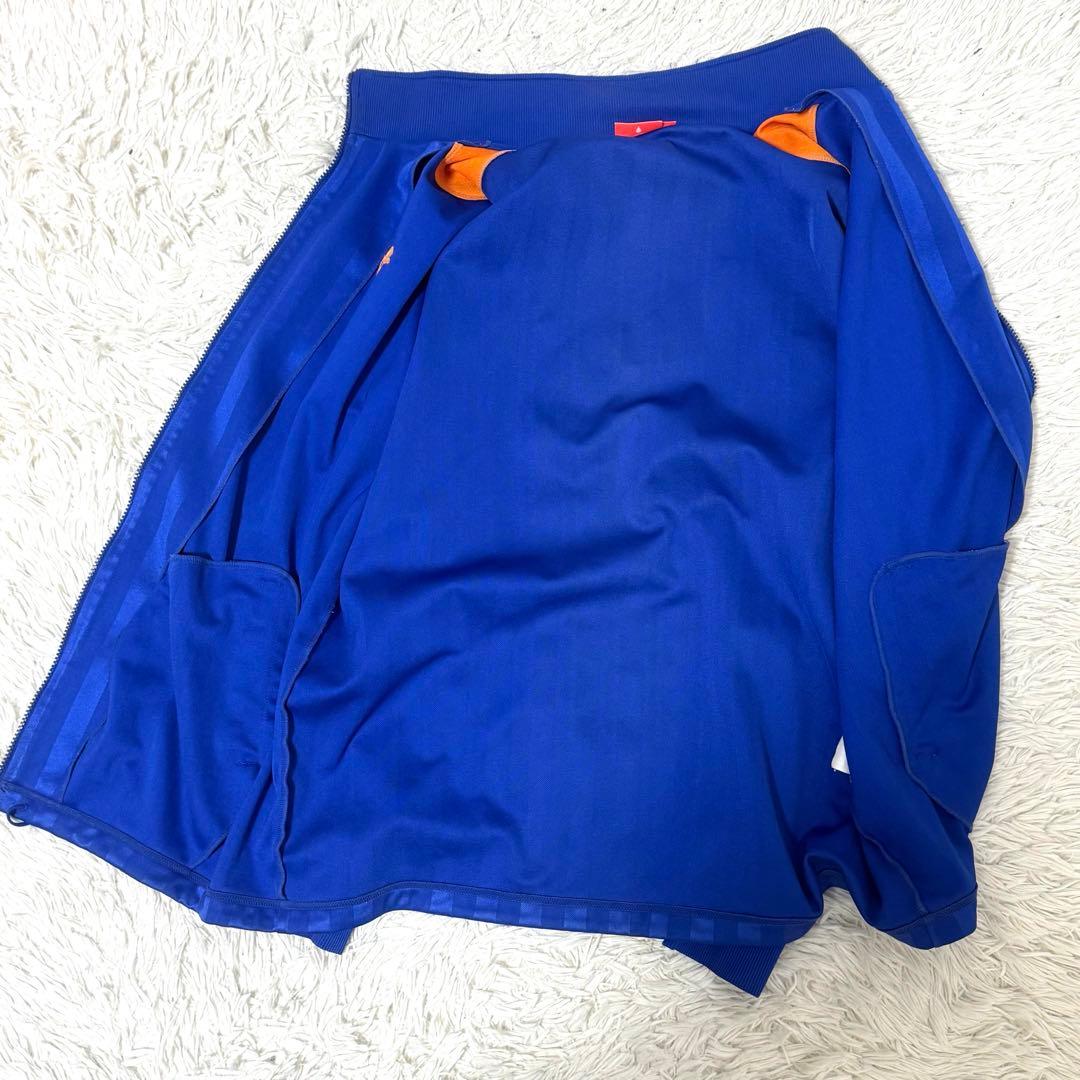 PUMA 日本製 ジャージ セットアップ 90s ブルー×オレンジ O サイズ
