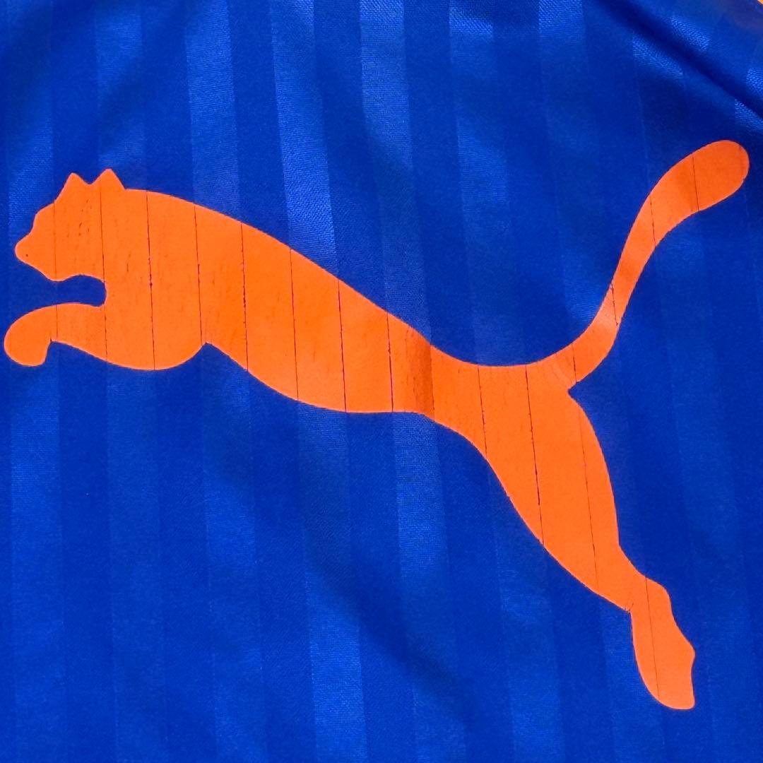 PUMA 日本製 ジャージ セットアップ 90s ブルー×オレンジ O サイズ
