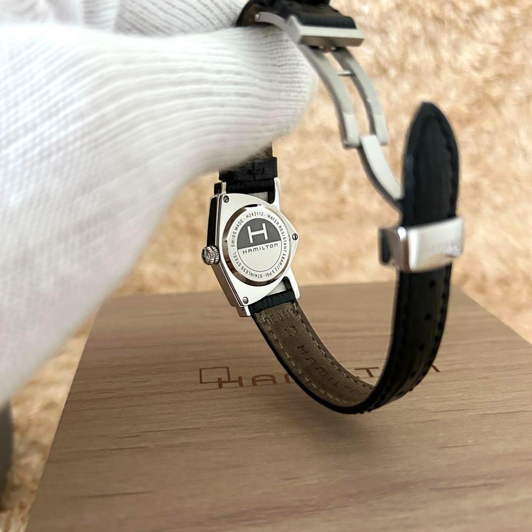 極美品✨ ハミルトン ベンチュラ　腕時計 レザーベルト レディース
