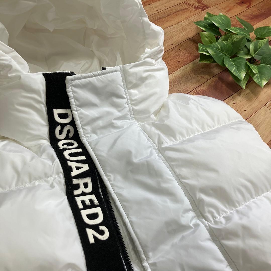 【美品】ディースクエアード2（DSQUARED2） ダウンベストホワイト 12Y
