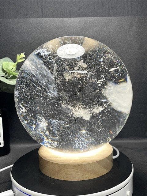 約:150mm 4095G超綺麗★水晶丸玉B87B1/186B24D