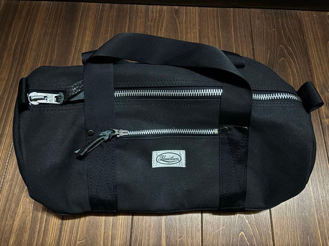 Hoodlum （フッドラム）　DUFFLE BAG [BLACK] ミニドラム