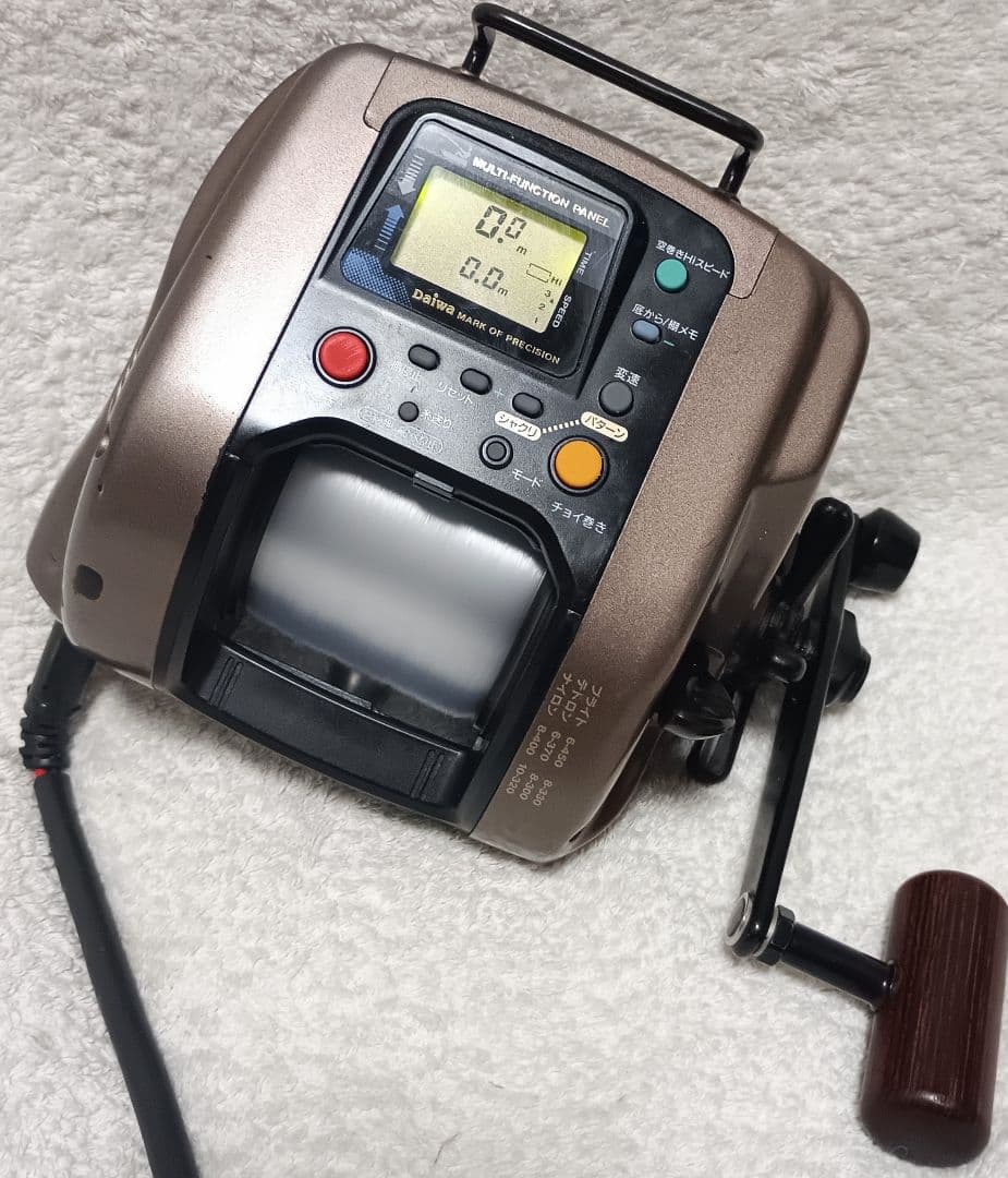 ダイワスーパータナコンSS-60電動リール！新品ライン&電源コード付動作快調