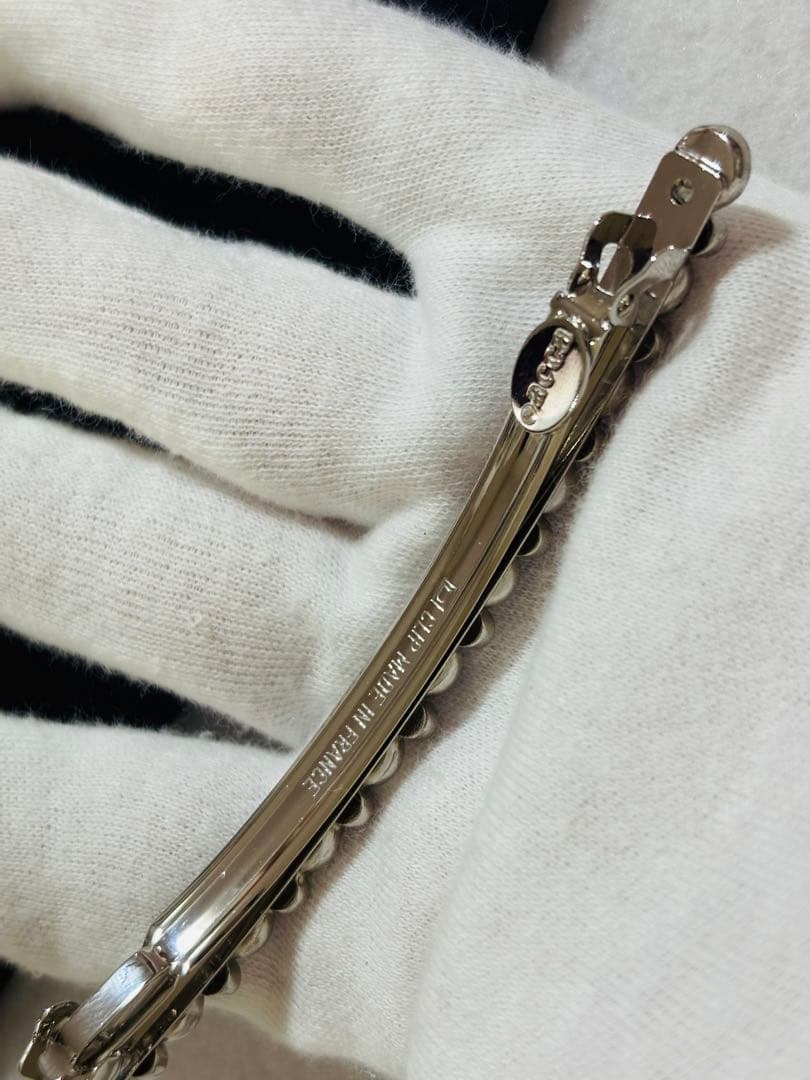 【新品箱入】acca バレッタ　クリップ　ベリーバレッタ　ピン　紫