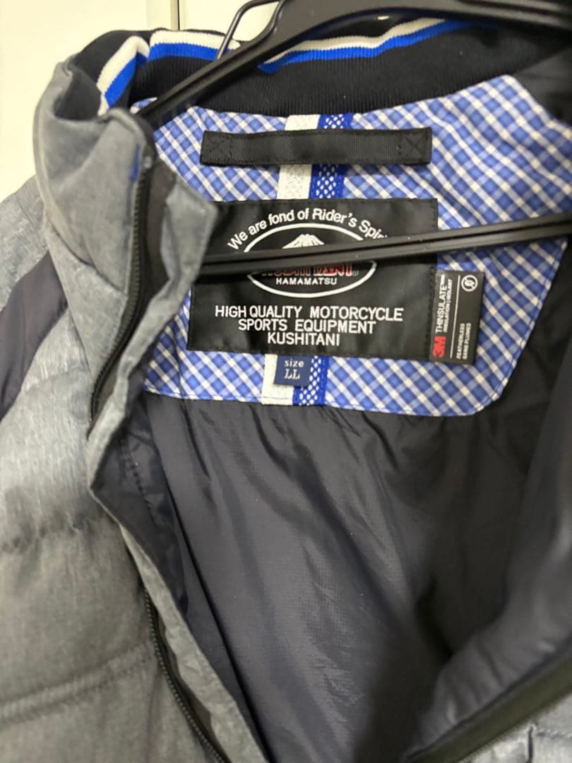 YAF69-K ウィンターアメニタジャケットバイクジャケット XLサイズ 青/白