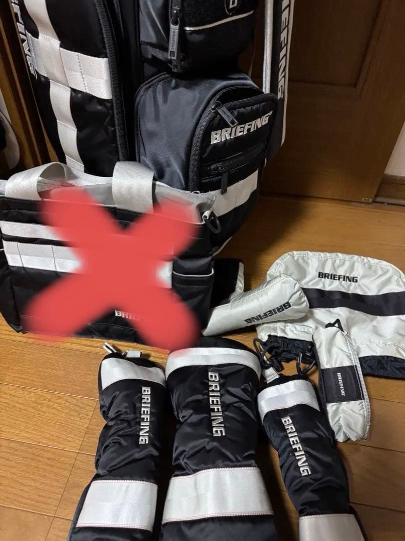 ブリーフィング CR-6 ECO TWILL 限定 キャディバッグ　カバー他付属
