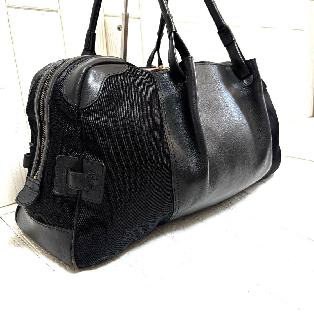 archive 輪怐LIN-KUリンク チェルキオ 本革 レザー ボストンバッグ