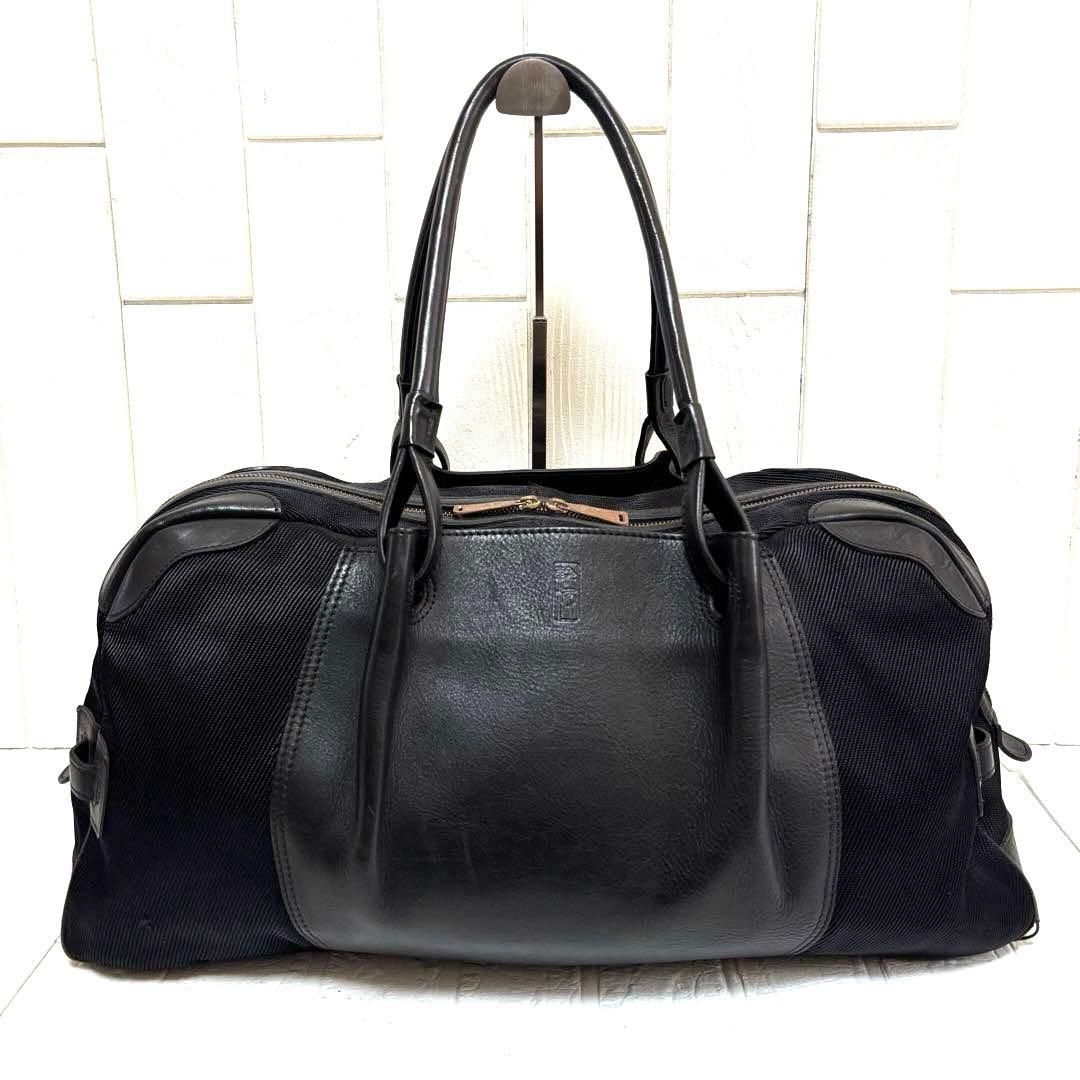 archive 輪怐LIN-KUリンク チェルキオ 本革 レザー ボストンバッグ