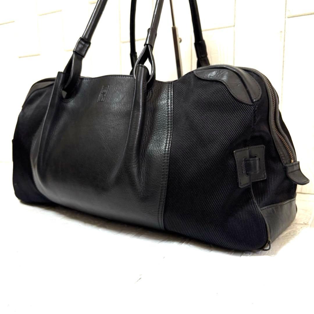 archive 輪怐LIN-KUリンク チェルキオ 本革 レザー ボストンバッグ