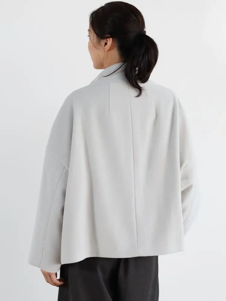 【1月中出品】CLOVE　スタンドカラーショートウールコート