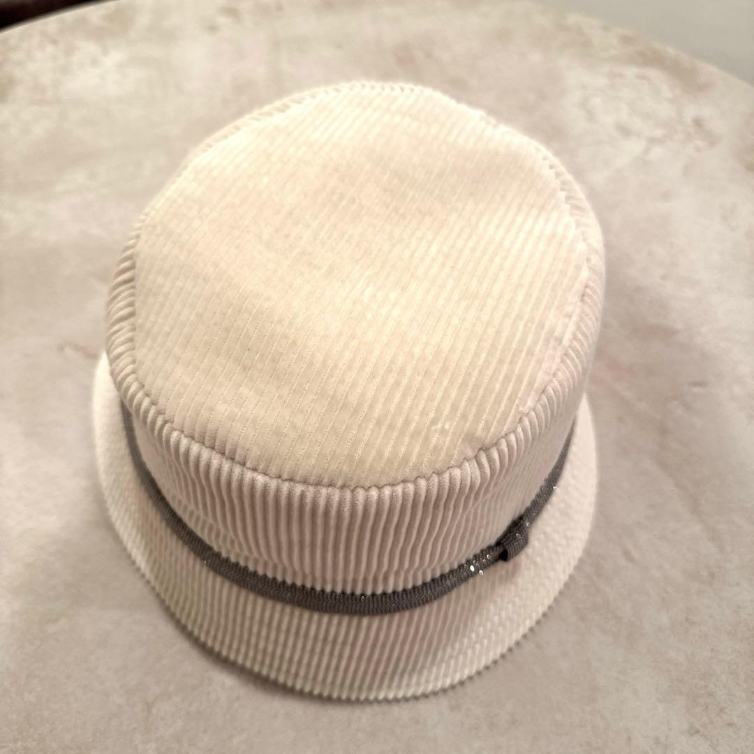 ブルネロクチネリ ハット 帽子 brunello cucinelli クリーム