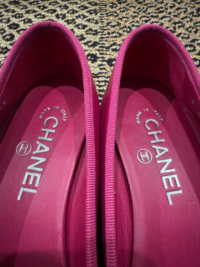 CHANEL ピンク バレエシューズ