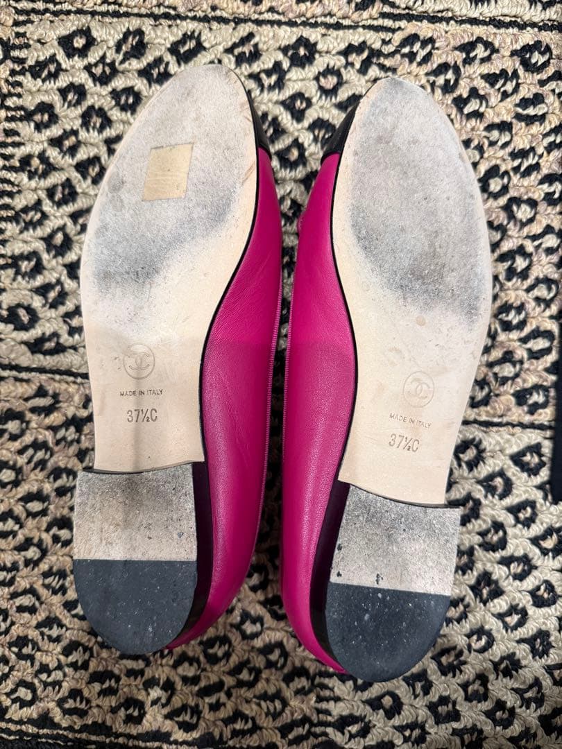 CHANEL ピンク バレエシューズ