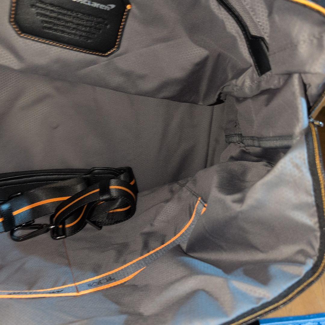 【中古】Tumi M-Tech Mテック ソフトサッチェル バッグ オレンジ