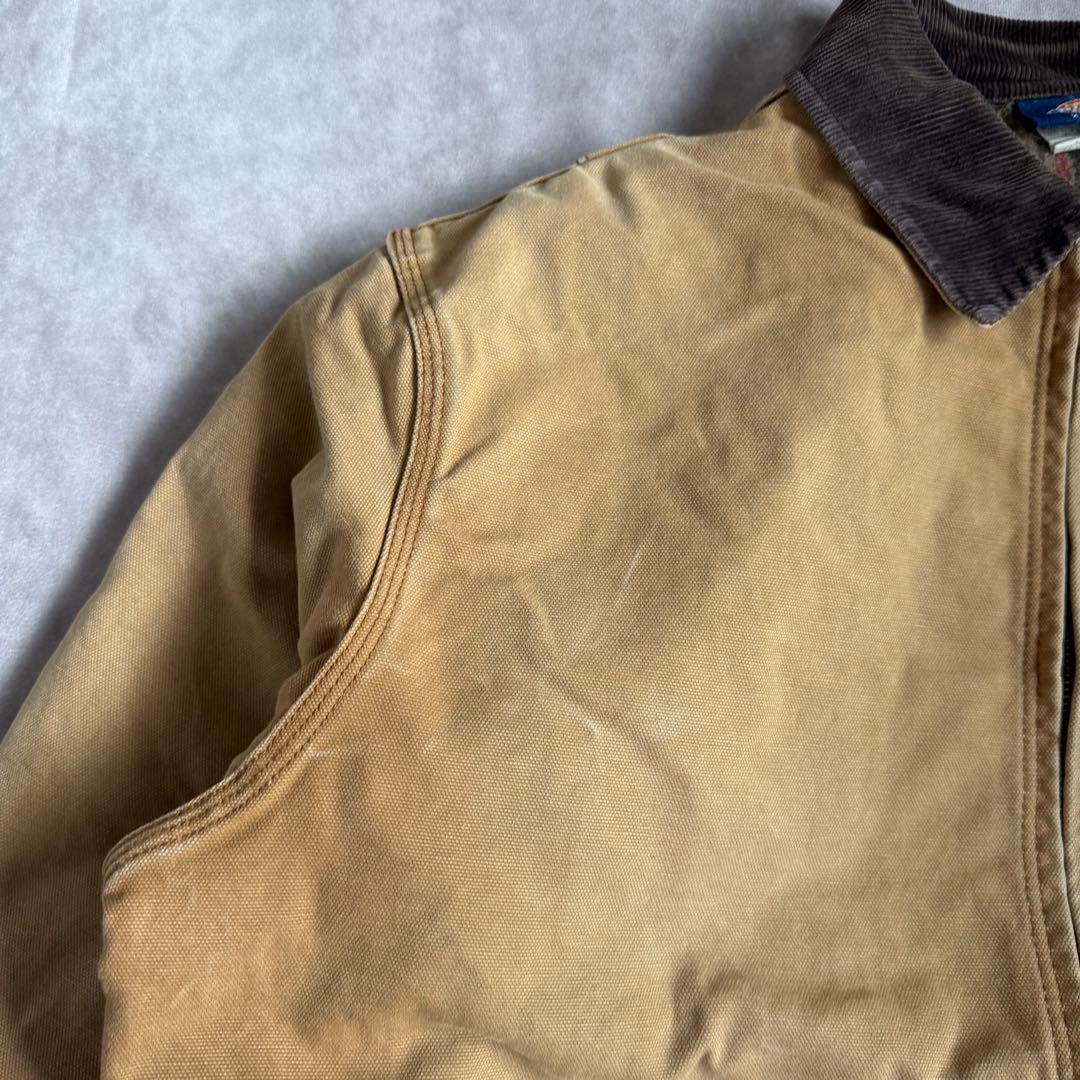 90s ディッキーズ デトロイトジャケット XL 企業ロゴ