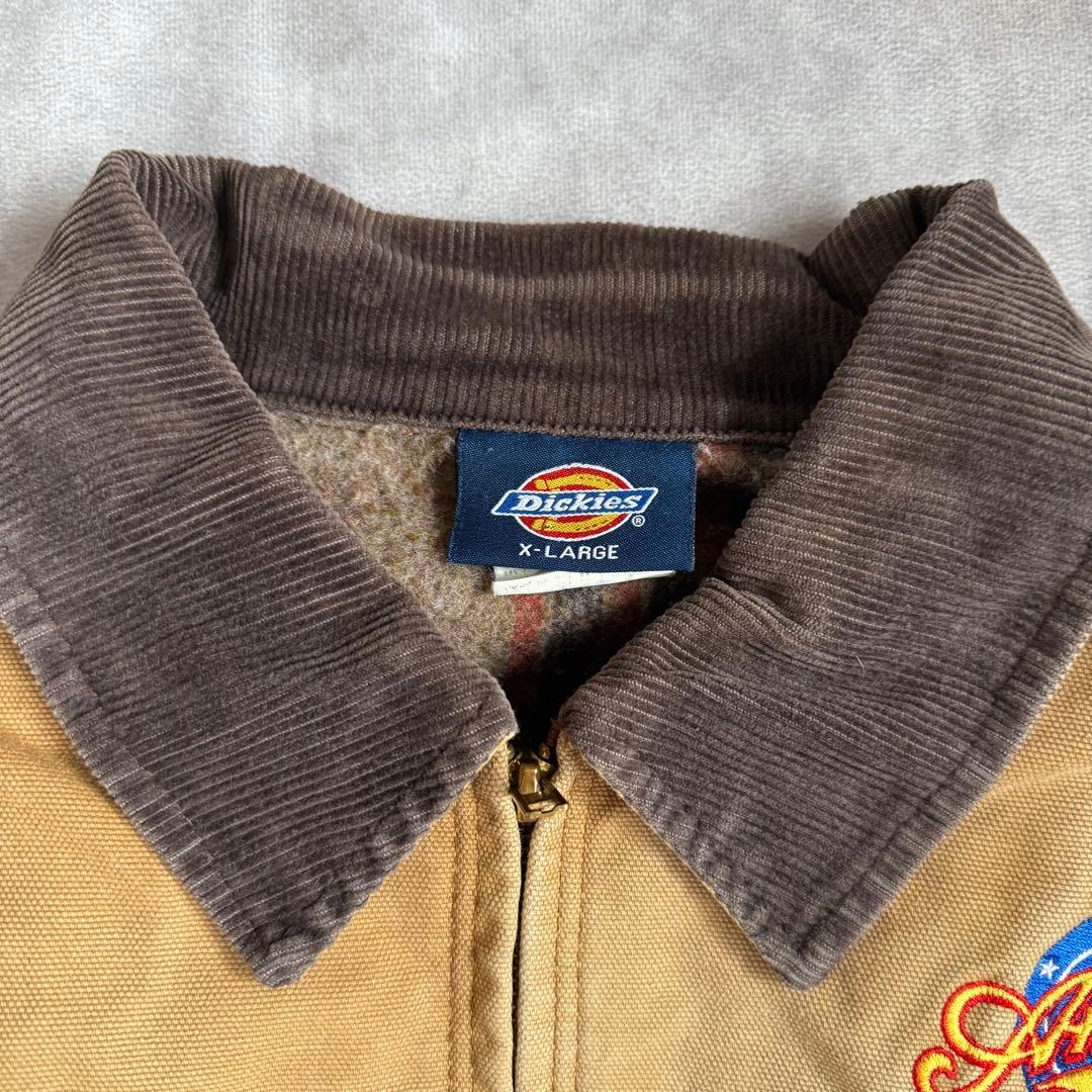90s ディッキーズ デトロイトジャケット XL 企業ロゴ