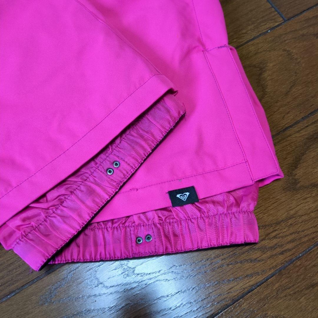 【美品】ROXY　スノボウェア　上下セット　Ｓ　総柄　　 ジオメトリック　ピンク